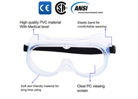 Equipo protector personal anti del PPE de las gafas de seguridad del aislante del espray del ANSI CSA